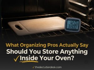Should You Store Anything Inside Your Oven? What Organizing Pros Actually Say